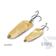 Блесна колеблющаяся DELPHIN STEPZ StripSCALE Hook №2 / 7cm / 10g - SUN GOLD