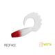 Твистер DELPHIN TWISTA UVs / 8cm / RED FACE - 5шт.