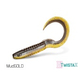 Твистер DELPHIN TWISTA-X Eeltail UVs / 15cm / MUD GOLD - 5шт.