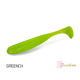 Виброхвост плавающий DELPHIN ZANDERA FlexiFLOAT UVs / 12cm / GREENCH - 5шт.