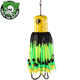 Блесна вертикальная MADCAT® CLONK TEASER THE ORIGINAL Treble Hook №2/0 - 100g - YELLOW