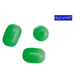 Бусина AQUANTIC® Fluo Bead - 7x10 mm / Oval - Green - 20 шт.