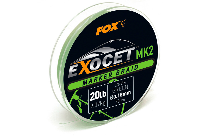 Плетёный шнур для маркера FOX Exocet MK2 0.18мм 20lb 300м