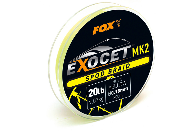 Плетёный шнур для спода FOX Exocet MK2 0.18мм 20lb 300м