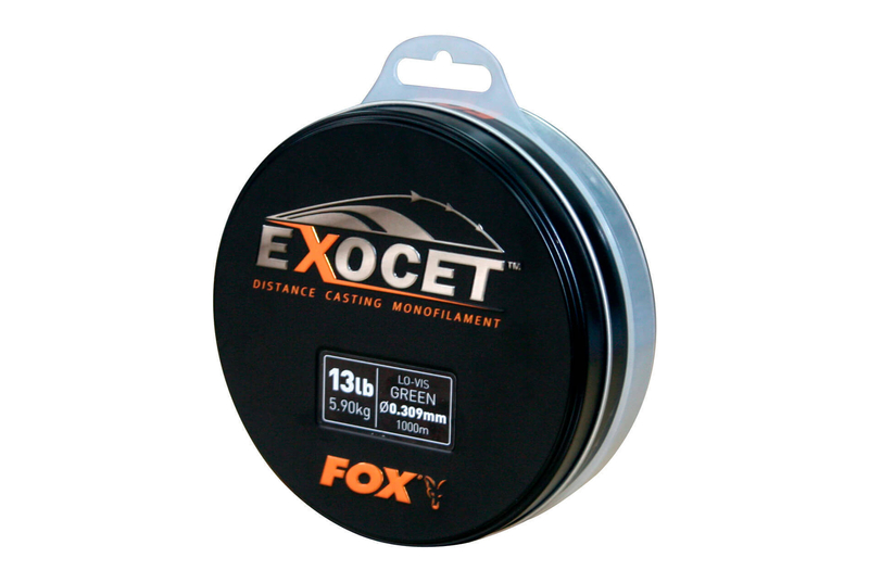 Леска FOX Exocet монофильная 1000 м. Monofilament Green, Диаметр: 0.309 мм