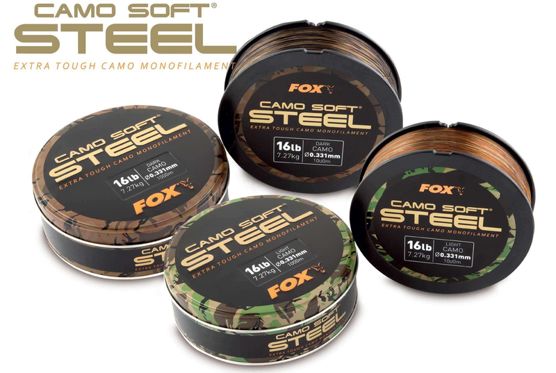Леска FOX Camo Soft Steel 1000mt монофильная, Диаметр: 0.370 мм, Цвет: Dark Camo (тёмный камуфляж)