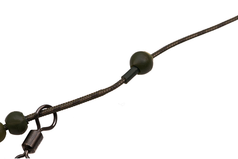 Резиновая бусина стопорная ESP Rubber Shock Beads, Диаметр: 8 мм, Цвет: Camo Brown