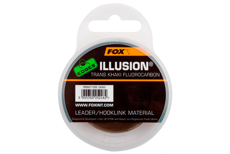 Флюрокарбон FOX Illusion Soft Trans Khaki 50м, Тест: 16.00 lb