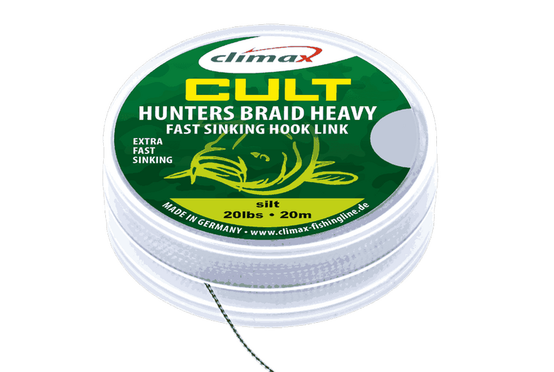 Поводковый материал Climax CULT Heavy HuntersBraid, Тест: 20.00 lb, Цвет: Weed (Водоросли)
