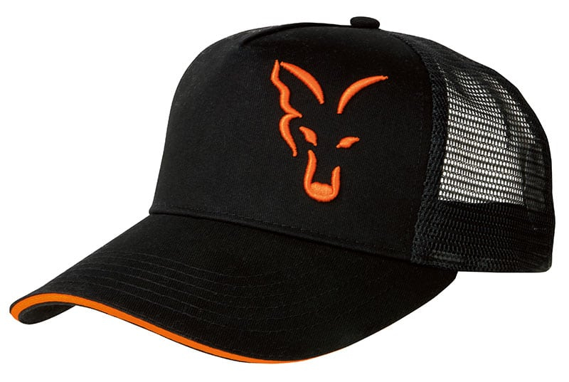 Бейсболка FOX Black & Orange Trucker Cap