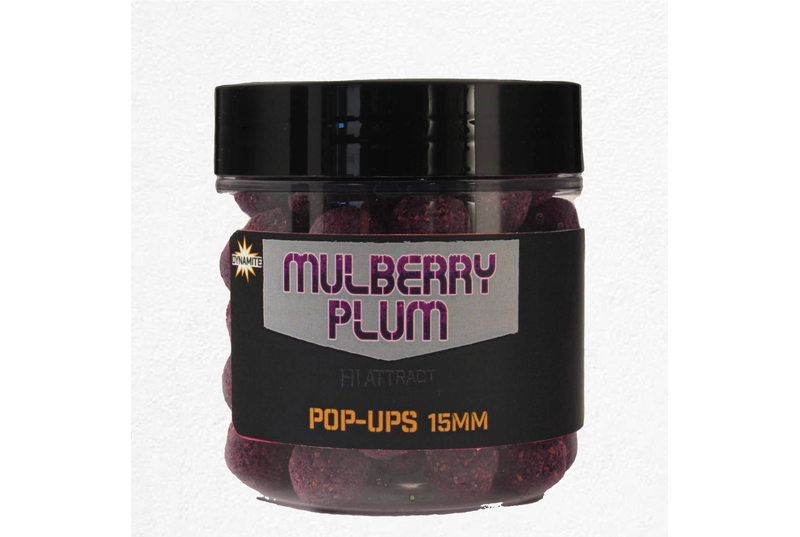 Плавающие бойлы Dynamite Baits Mulberry Plum Pop Ups (шелковица и слива) 15mm
