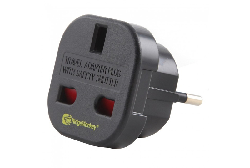 Адаптер для зарядного устройства Ridge Monkey Vault UK 3 Pin to EU 2 Pin Adaptor