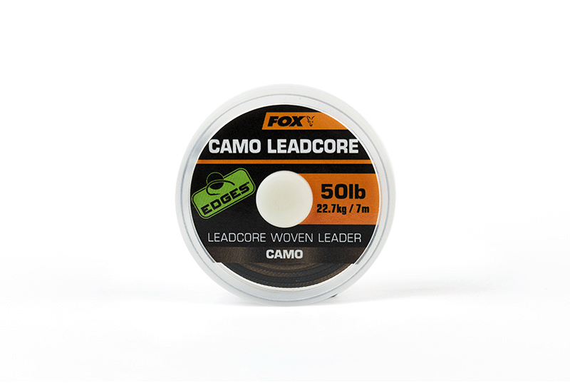 Лидкор FOX Camo Leadcore 50lb EDGES, Длина: 7 м