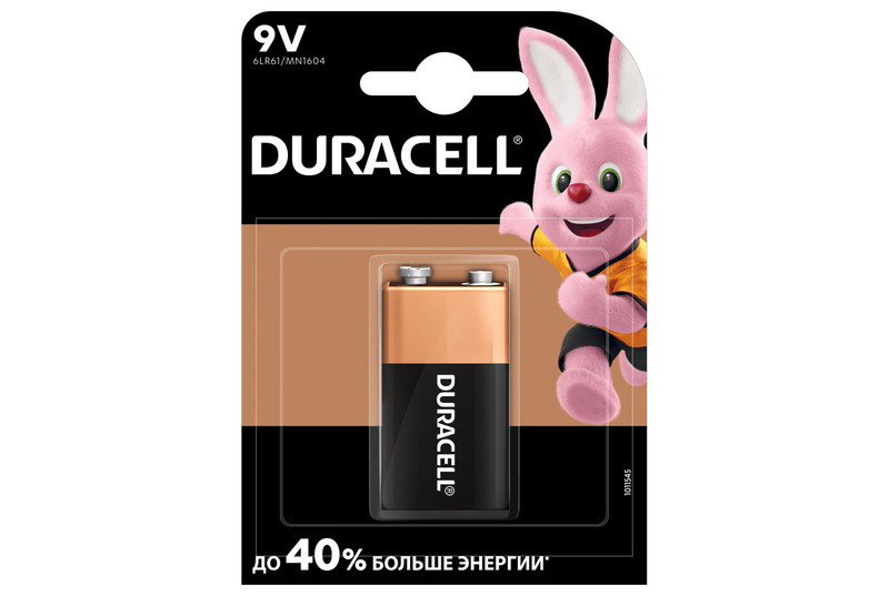 Батарейка Duracell Basic Крона 6LR61 9V