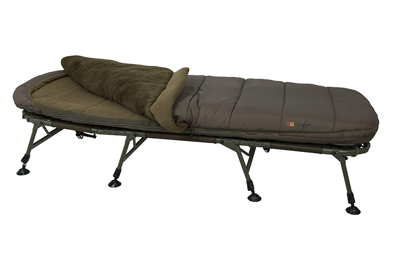 Раскладушка со спальным мешком FOX Flatliner 8 Leg 5 Season Sleep System
