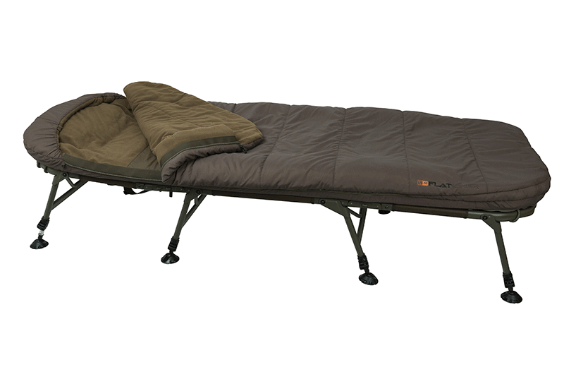 Раскладушка со спальным мешком FOX Flatliner 8 Leg 3 Season Sleep System