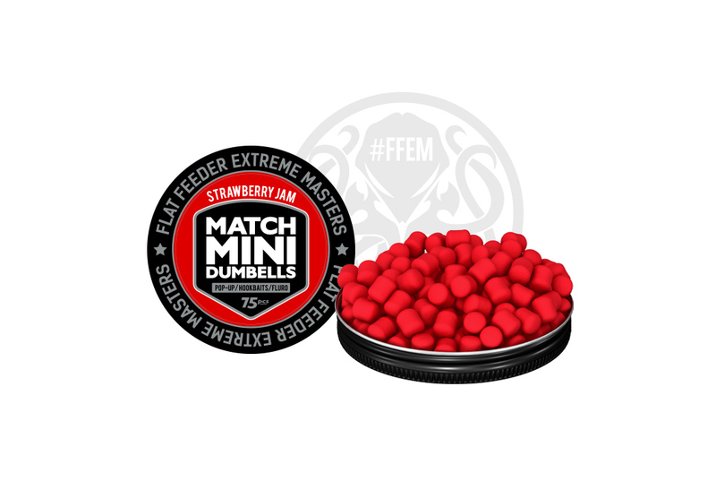 Плавающие мини дамбелсы FFEM Pop-Up Match Mini Strawberry Jam (клубничный джем) 7x10мм