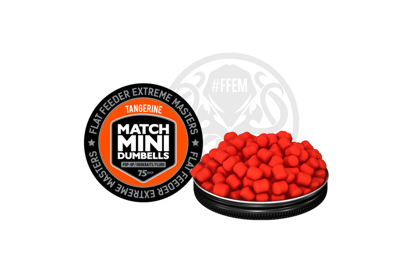 Плавающие мини дамбелсы FFEM Pop-Up Match Mini Tangerine (мандарин) 7x10мм