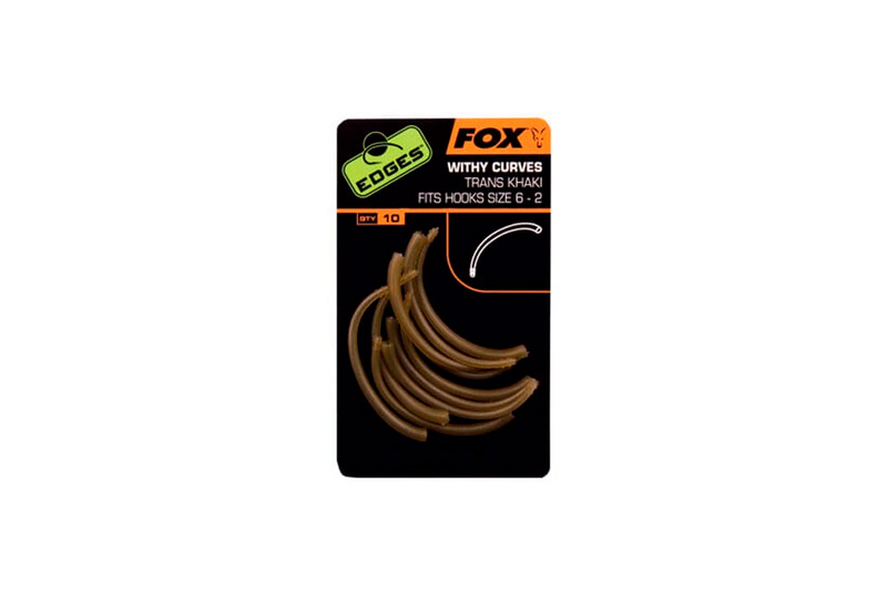 Удлинитель для крючка силиконовый FOX Withy Curve Adaptor EDGES, Размер: Размер крючка 10 – 7