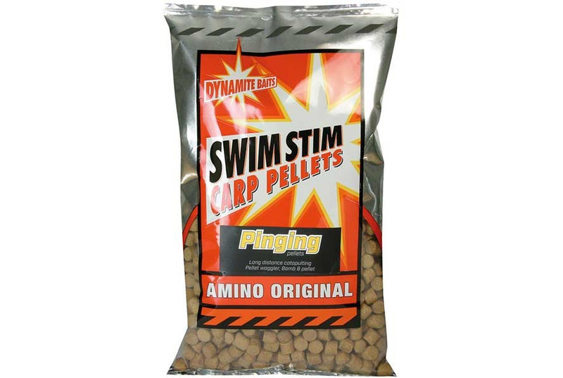Пеллетс Dynamite Baits Swim Stim Pinging Pellets Amino Original (амино) 13mm 900g