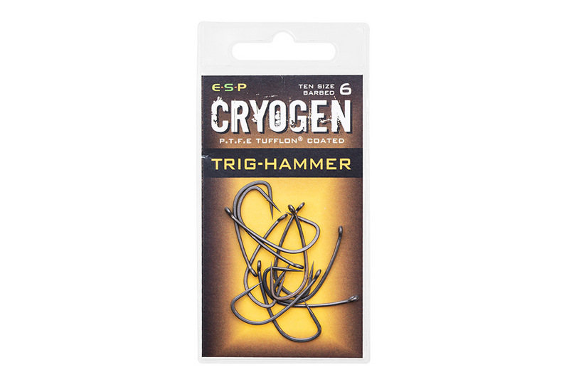 Крючки карповые ESP Cryogen Trig-Hammer, Размер крючка: № 5
