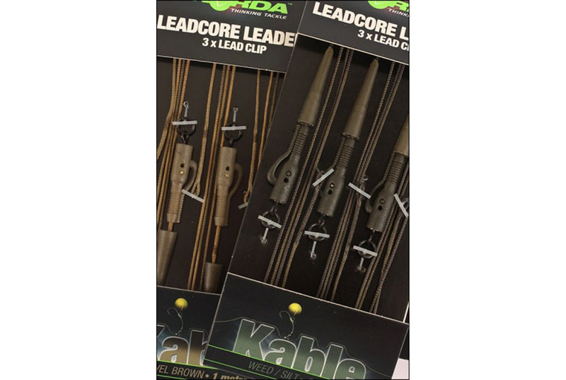 Готовый монтаж Korda Leadcore Leader Lead Clip Weed Silt