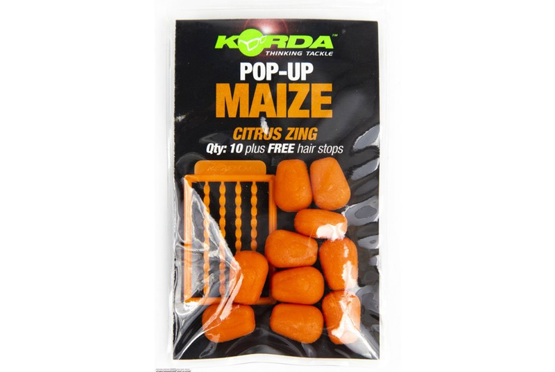 Плавающая имитационная приманка Korda Pop-Up Maize Citrus Zing Orange (цитрус) оранжевая