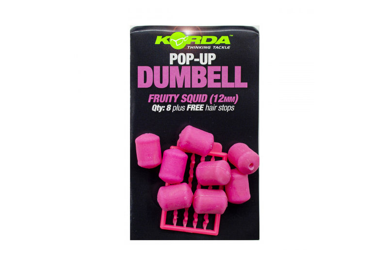 Имитационная плавающая приманка Korda Pop-Up Dumbell Fruity Squid Pink (фрукты и кальмар), Диаметр: 16 мм
