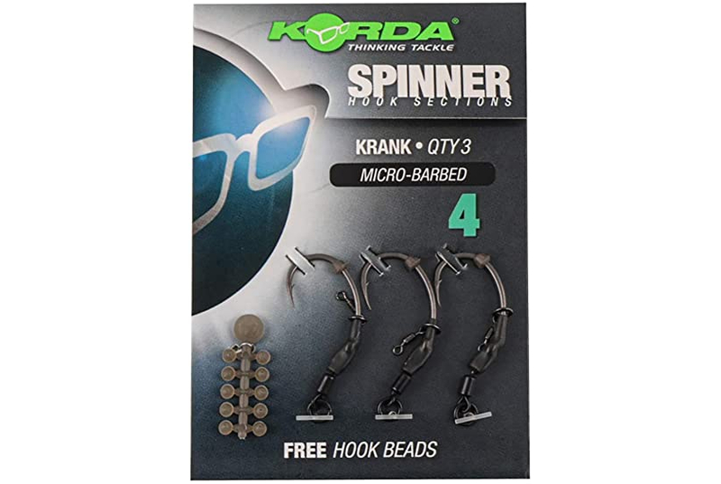 Готовая оснастка Korda Spinner Hook Sections Krank, Размер крючка: 4