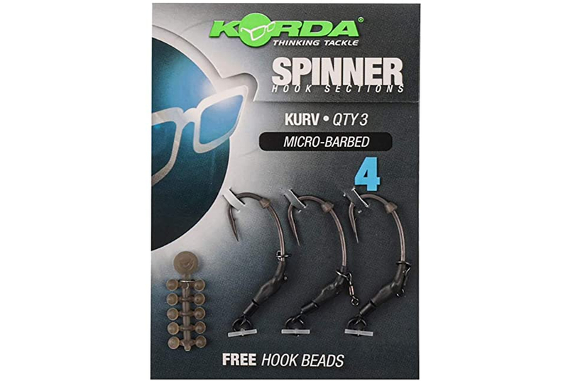 Готовая оснастка Korda Spinner Hook Sections Kurv, Размер крючка: 4