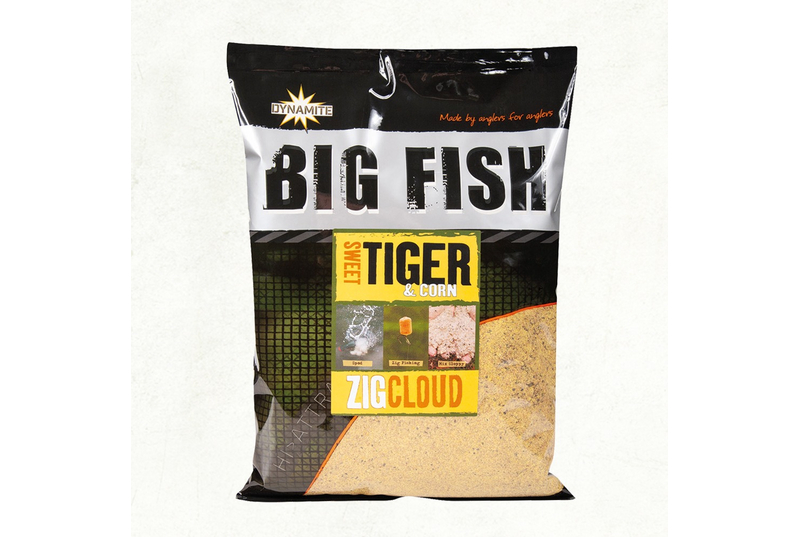 Прикормка для зиг-рига Dynamite Baits Zig Cloud Sweet Tiger & Corn (Тигровый Орех и Кукуруза) 1.8кг