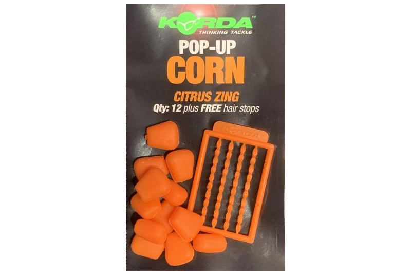 Плавающая имитационная приманка Korda Pop Up Corn Citrus Zing Orange (цитрус) оранжевая