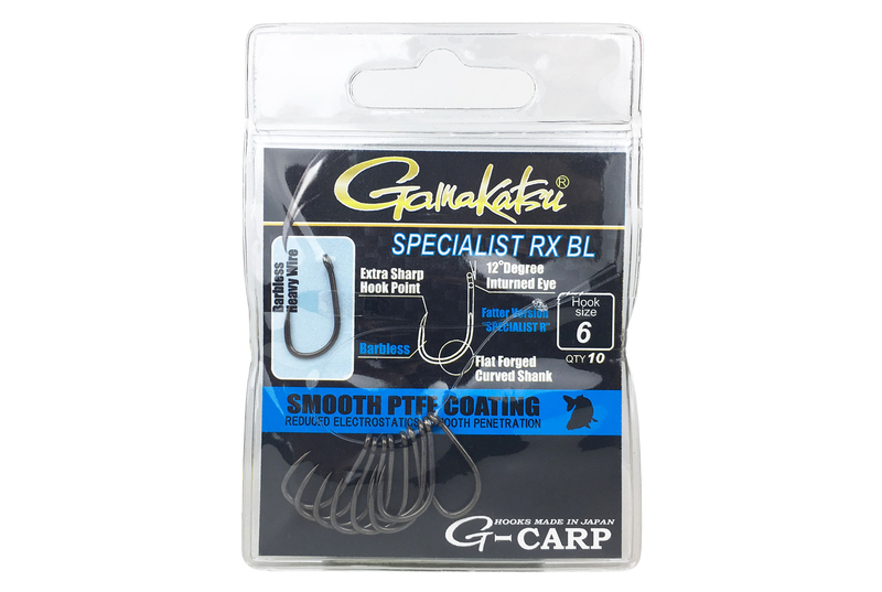 Крючки Gamakatsu G-CARP SPECIALIST RX BL, Размер: 4