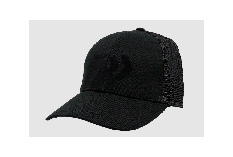 Бейсболка с сеткой Daiwa Baseball Cap черная с логотипом