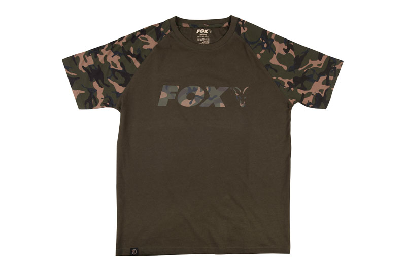 Футболка FOX Camo/Khaki Chest Print T-Shirt, Размер: XXXL