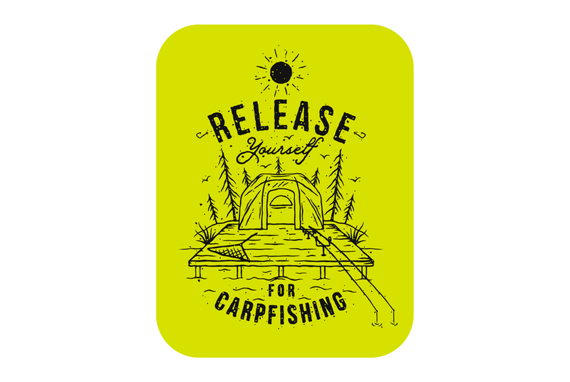 Стикер Carptoday Release Yourself For Carpfishing Зеленый, Размер: Большой 10см