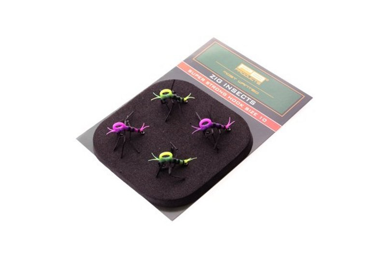 Готовая оснастка для Zig Rig PB Products ZIG INSECTS Super Strong №10 Yellow/Pink