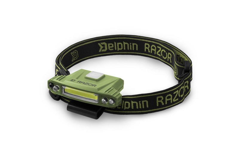 Фонарик налобный DELPHIN RAZOR USB