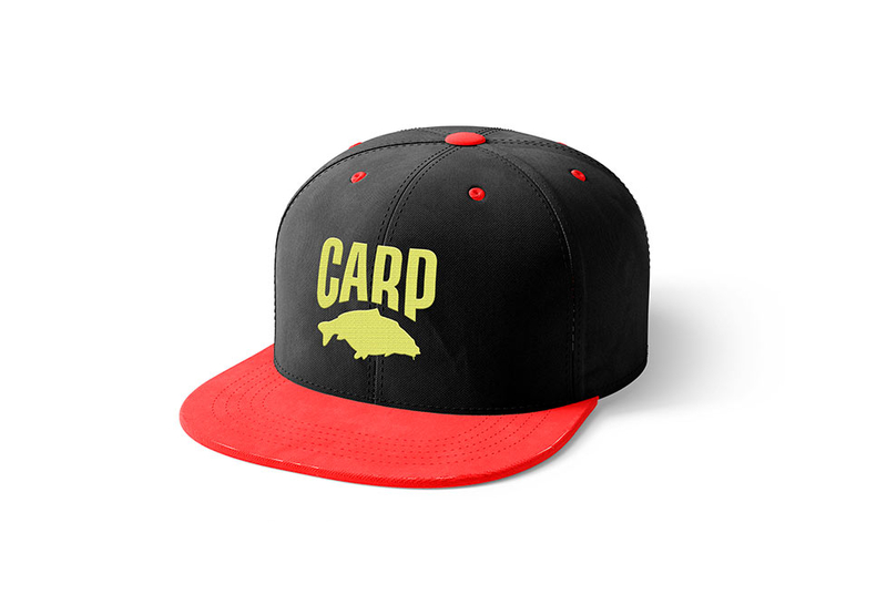 Кепка Carptoday Snapback Cap CARP Red/Black & Gold Logo