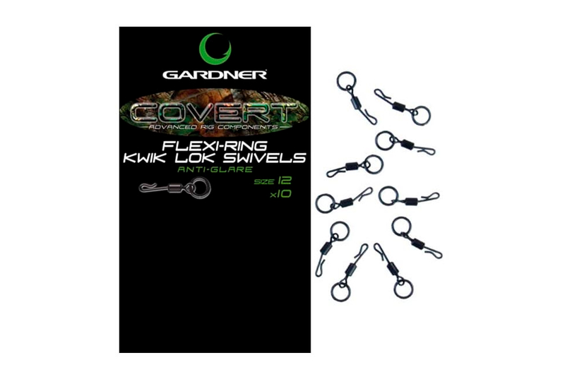 Вертлюжки Gardner Flexi-Ring Kwik Lok Swivels Anti Glare, Размер: 12