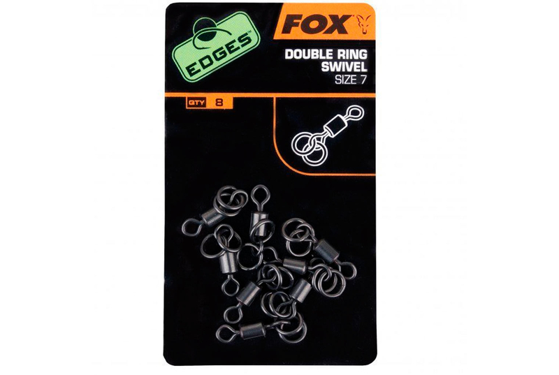 Набор вертлюжков с двумя кольцами FOX EDGES Double Ring Swivel sz7