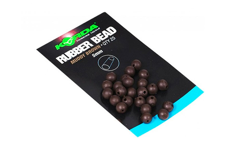 Бусина резиновая Korda Safe Zone Rubber Bead 5мм Brown K5RBB