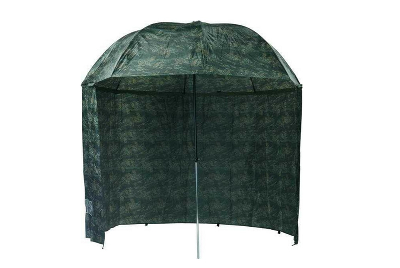 Зонт с задней стенкой MIVARDI Umbrella PVC + Side Cover / 2.50m - Camou