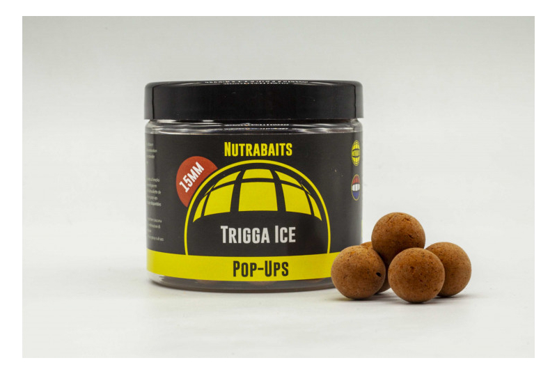 Бойлы плавающие Nutrabaits Pop Ups Shelf Life Trigga Ice (Тригга Айс), Диаметр: 15 мм
