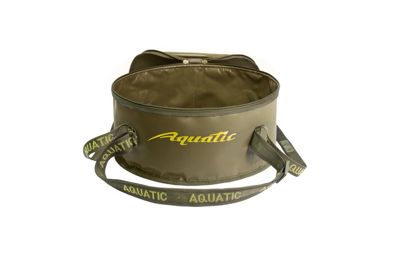 Ведро с крышкой для замешивания прикормки Aquatic В-03, Цвет: Khaki (Хаки)