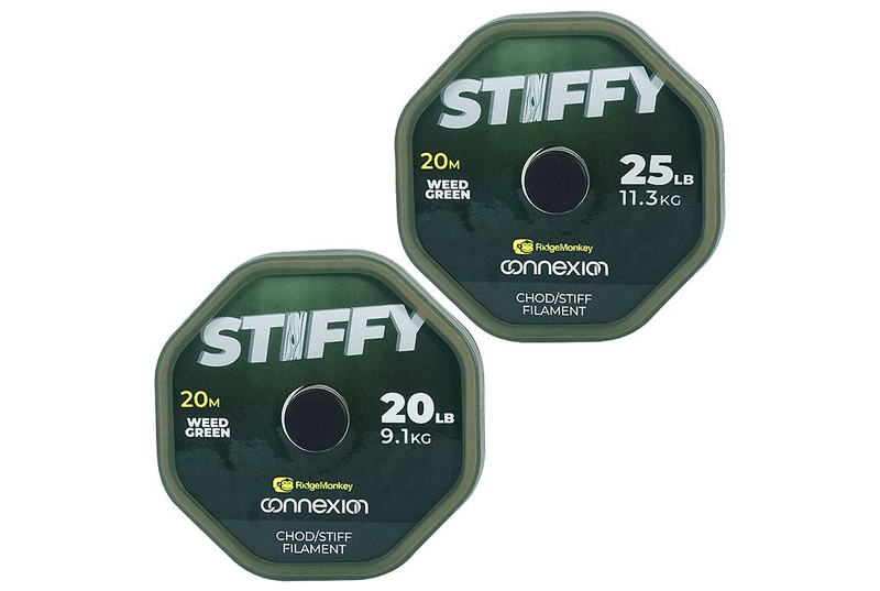 Поводковый материал Ridge Monkey Connexion Stiffy Chod/Stiff Filament, Разрывная нагрузка: 20 lb – 9.1 кг