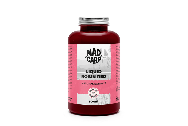 Натуральный ликвид Mad Carp Baits ROBIN RED, Объём: 500 мл
