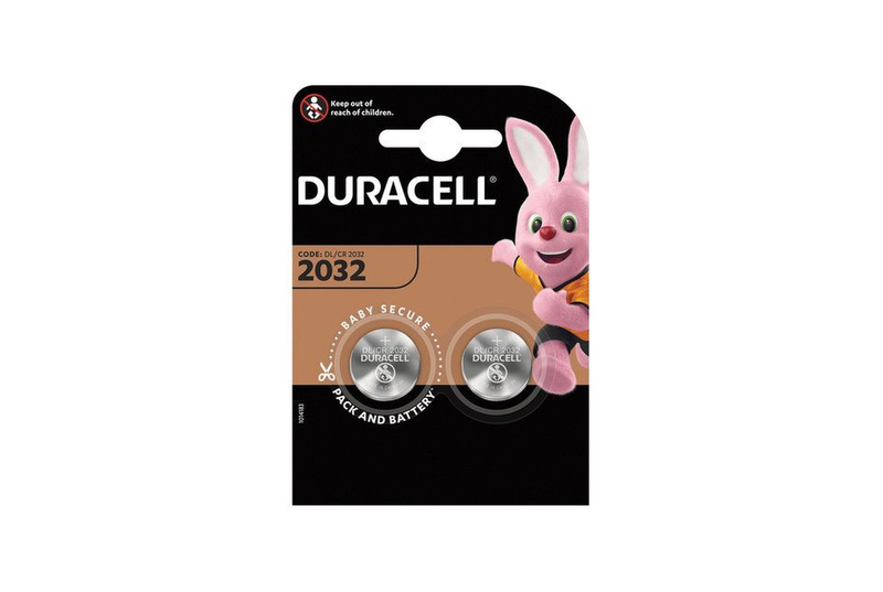 Батарейка Duracell CR2032 Lithium 3V 2 шт.