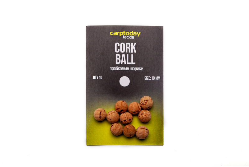 Пробковые шарики Carptoday Tackle Cork Balls, Диаметр: 10 мм