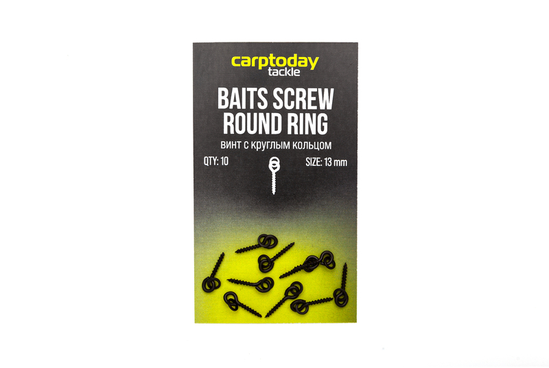 Винты для крепления насадки Carptoday Tackle Bait Screw Round Ring с круглым кольцом